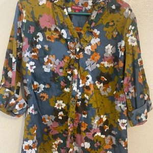 Merona Floral Print Top